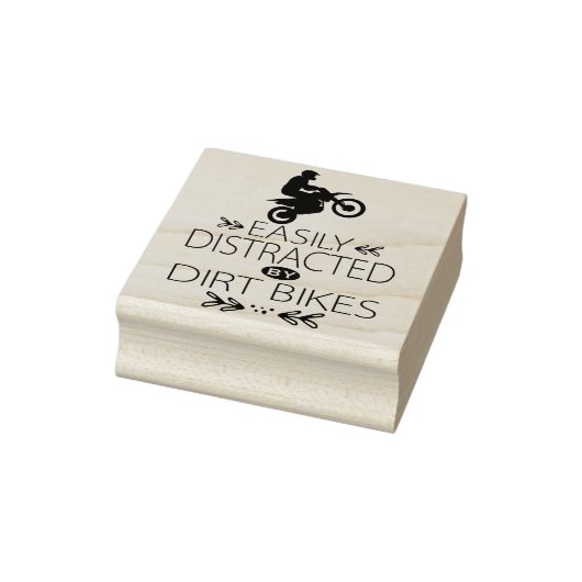 Gemakkelijk afgeleid door Dirt Bikes / Motorcross Rubberstempel (Stempel)