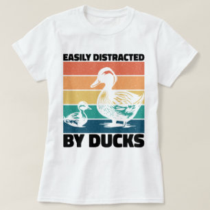 Gemakkelijk Afgeleid Door Eenden Liefhebber Cool F T-shirt