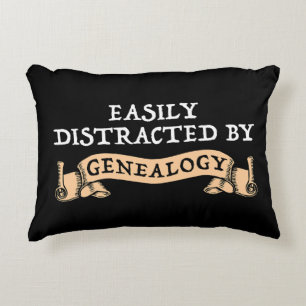 Gemakkelijk Afgeleid Door Genealogie Accent Kussen