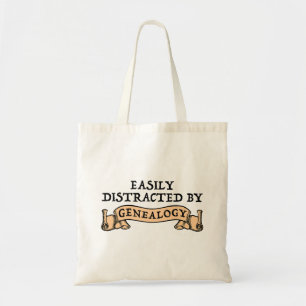 Gemakkelijk Afgeleid Door Genealogie Tote Bag