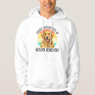 Gemakkelijk Afgeleid Door Goudkleurige Retrievers Hoodie
