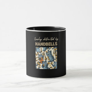 Gemakkelijk afgeleid door handbells mok