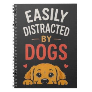Gemakkelijk Afgeleid Door Honden Grappig Hondenlie Notitieboek