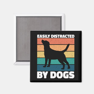 Gemakkelijk afgeleid door honden Schattigee puppy Magneet