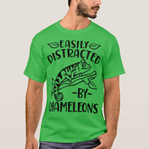 Gemakkelijk afgeleid door kameleons kameleon 1 t-shirt