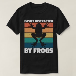 Gemakkelijk Afgeleid Door Kikkers Liefhebbers Kleu T-shirt