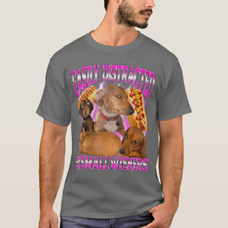 Gemakkelijk Afgeleid door Kleine Worstjes Grappig  T-shirt