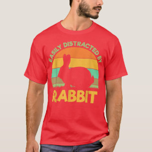 Gemakkelijk afgeleid door konijnenkonijnenkonijnen t-shirt
