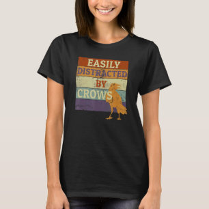 Gemakkelijk Afgeleid Door Kraaien Retro Vintage Kr T-shirt