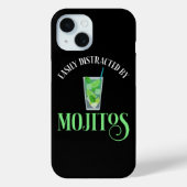 Gemakkelijk afgeleid door mojito's Case-Mate iPhone case (Achterkant)