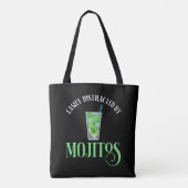 Gemakkelijk afgeleid door mojito's draagtas (Achterkant)