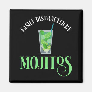 Gemakkelijk afgeleid door mojito's magneet