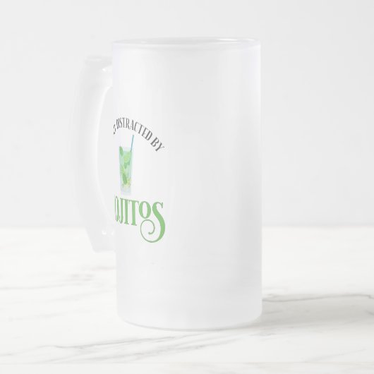 Gemakkelijk afgeleid door mojito's matglas bierpul (Voorkant links)
