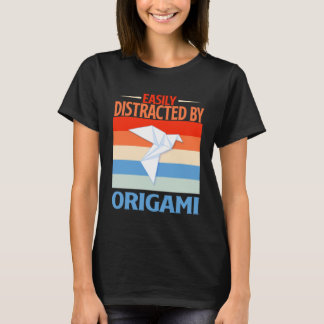 Gemakkelijk afgeleid door origami t-shirt