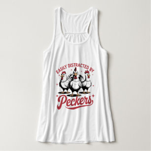 Gemakkelijk afgeleid door Peckers Tanktop