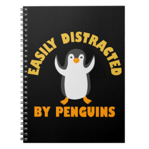 Gemakkelijk Afgeleid Door Pinguïns Notitieboek