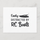 Gemakkelijk afgeleid door RC Boats Model Radio RC Briefkaart (Voorkant)