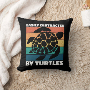 Gemakkelijk afgeleid door schildpadden Cool Zee An Kussen