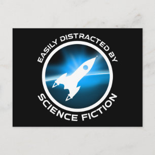 Gemakkelijk Afgeleid Door Sciencefiction Briefkaart