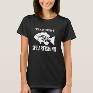 Gemakkelijk Afgeleid Door Speervis Groeper Grappig T-shirt