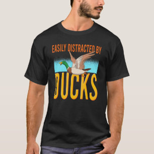 Gemakkelijk Afgeleid Door Vliegende Eenden Eendjac T-shirt