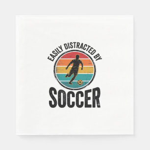 Gemakkelijk Afgeleid Door Voetbal Vintage Shirt On Servet