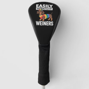 Gemakkelijk Afgeleid Door Weiners LGBTQ Regenboog Golfheadcover
