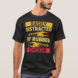 Gemakkelijk Afleidbare Rubberen Kip Vogel  1 T-shirt