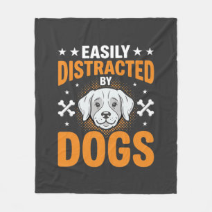Gemakkelijk Afleiden Door Honden Fleece Deken
