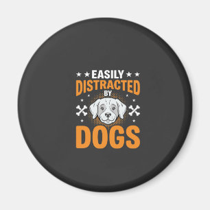 Gemakkelijk Afleiden Door Honden Magneet