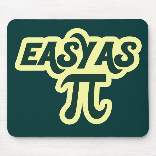 Gemakkelijk als Pi Day Muismat (Voorkant)