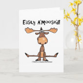 Gemakkelijk A'moose'd Kaart (Gele Bloem)