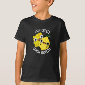 Gemakkelijk Cheesy Lemon Squeezy Funny Food Pun Da T-shirt (Voorkant)