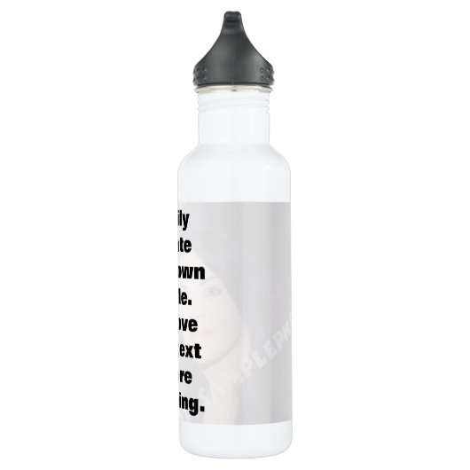 Gemakkelijk creëer je eigen foto waterfles  (Rechts)