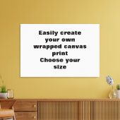 Gemakkelijk creëer uw canvasprint Verwijder de gro Canvas Afdruk (Insitu (Woonkamer))