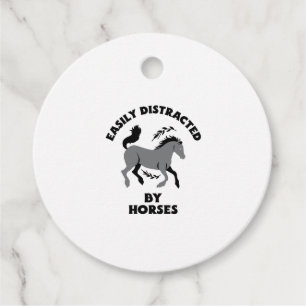 GEMAKKELIJK GESCHEIDEN DOOR HORSES BEDANKJES LABELS