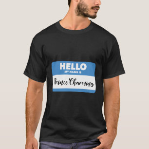 Gemakkelijk Halloween Kostuum Prins Charmant Naam T-shirt