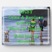 Gemakkelijk klikken om Uw Eigen Witte Grens van de Fotoplaat (Voorkant)