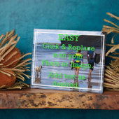 Gemakkelijk klikken om Uw Eigen Witte Grens van de Fotoplaat (Zijkant)