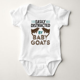 Gemakkelijk verstoord door Baby geiten Romper