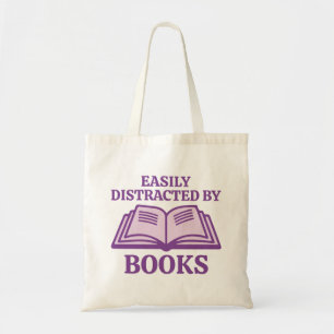 Gemakkelijk verstoord door boeken tote bag