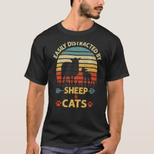 Gemakkelijk verstoord door Boerderij van schapen e T-shirt