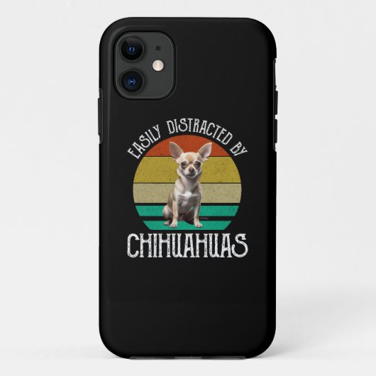 Gemakkelijk verstoord door Chihuahuas Case-Mate iPhone Case (Achterkant)