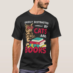 Gemakkelijk verstoord door de bibliotheek van de L T-shirt