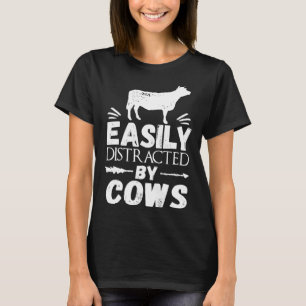 Gemakkelijk verstoord door de Koe van Koeien T-shirt