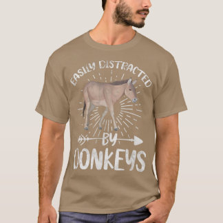 Gemakkelijk verstoord door Donkey Donkey, eigenaar T-shirt