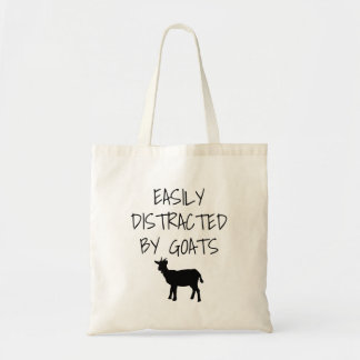 Gemakkelijk verstoord door geiten tote bag