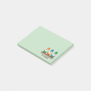 Gemakkelijk verstoord door Gnomes Funny Post-it® Notes