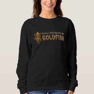 Gemakkelijk verstoord door Goldfish Cute Lasso Vin Trui