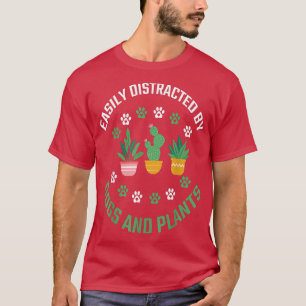Gemakkelijk verstoord door honden en Planten Puppy T-shirt